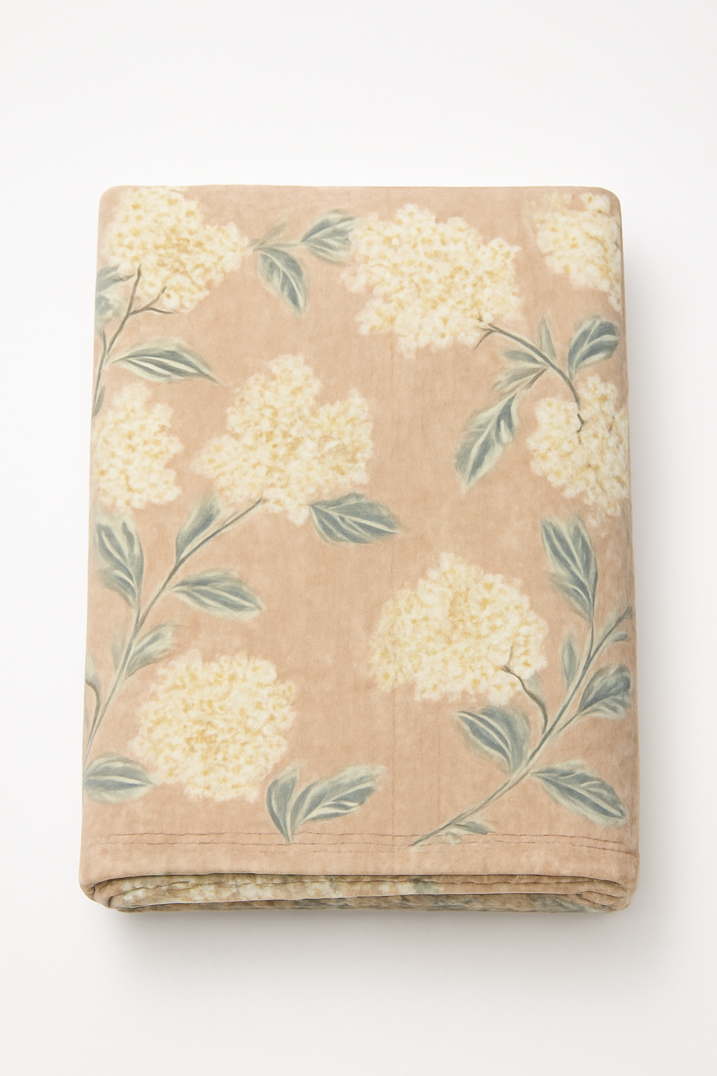 Comfort Shoppy Floral Single Comforter for Mild Winter (Cotton, Peach, Cream)