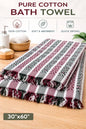 Comfort Shoppy Cotton 300 GSM Bath, Beach Cotton Towels, 30*60 Gamcha.