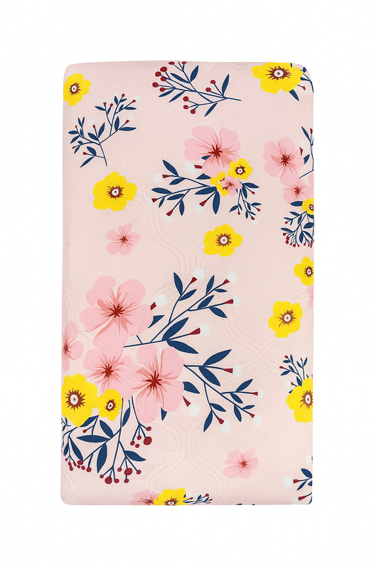 Comfort Shoppy Floral Double Comforter for AC Room  (Cotton, Pink Color)