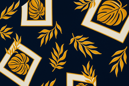 Comfort Shoppy Cotton Pillows Cover  (45 cm*71 cm, Pack of 2, Dark Blue, Gold, White)