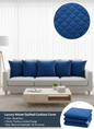 Comfort Shoppy Velvet Cushions Cover  (40 cm*40 cm, Pack of 5, Blue)
