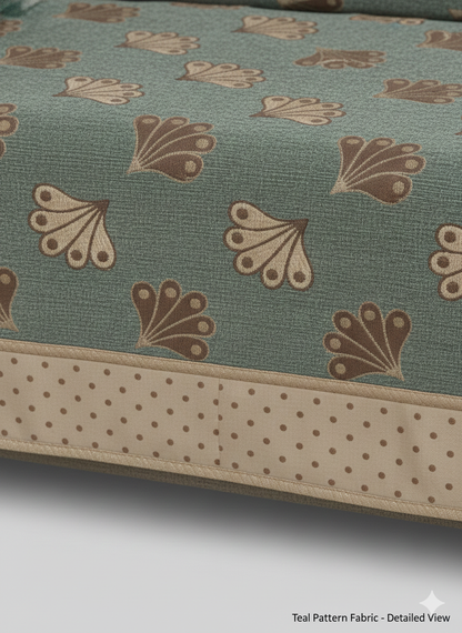 Comfort Shoppy  6 Seater Velvet Sofa Cover Set | Pista Green | Sofa Cover for 3 Seater + 2 Chair