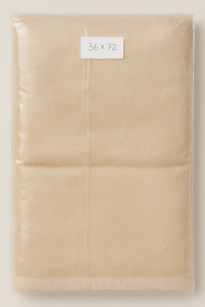 Cream color Waterproof Mattress Protector (36 X 72 X 8) - Pair