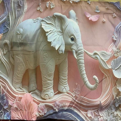 Comfort Shoppy Cotton King Flat 400 TC 7D Digital Print Cartoon Bedsheet  (Pack of 1, Pink, Grey, White)