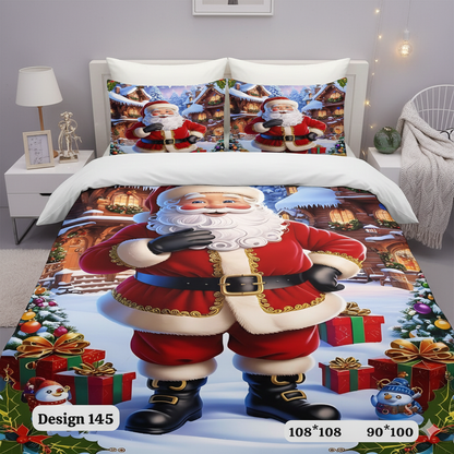 Comfort Shoppy Cotton Super King Flat 400 TC 7D Digital Bedsheet  (Pack of 1, Red, White)