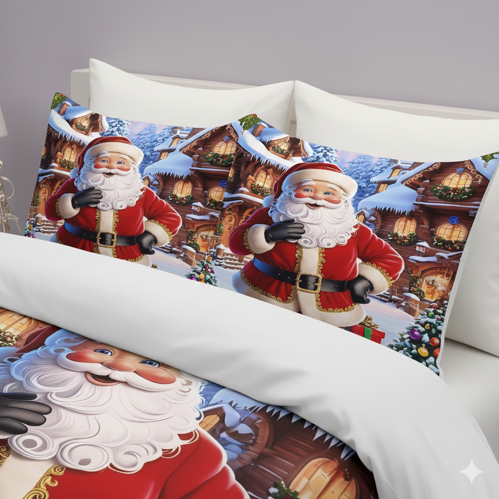 Comfort Shoppy Cotton Super King Flat 400 TC 7D Digital Bedsheet  (Pack of 1, Red, White)