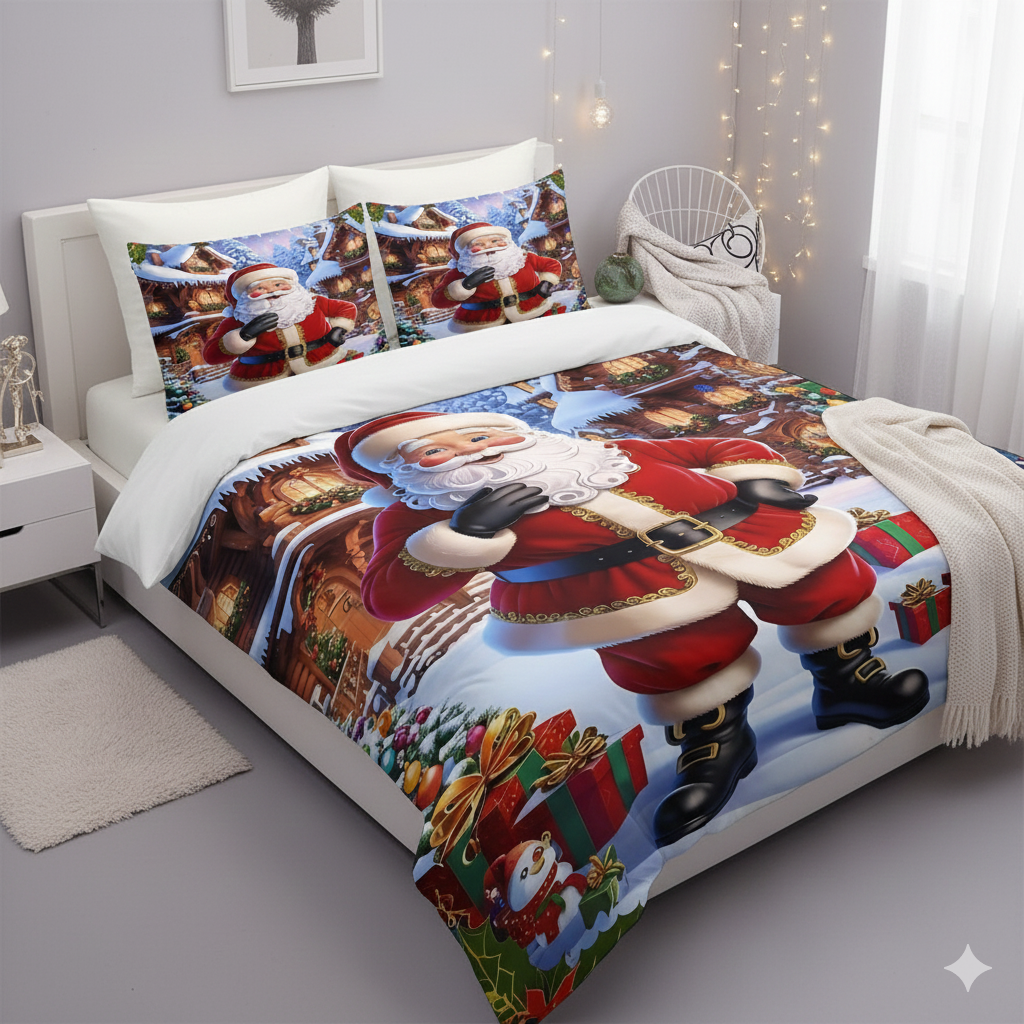 Comfort Shoppy Cotton Super King Flat 400 TC 7D Digital Bedsheet  (Pack of 1, Red, White)