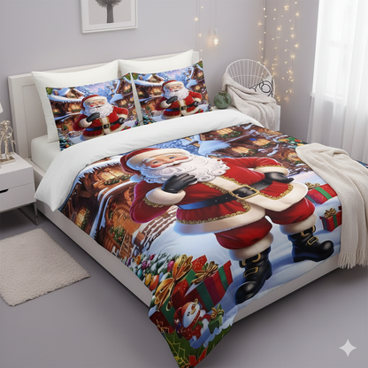 Comfort Shoppy Cotton Super King Flat 400 TC 7D Digital Bedsheet  (Pack of 1, Red, White)