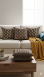 Comfort Shoppy Velvet Cushions Cover  (40 cm*40 cm, Pack of 5, Gold, Brown)