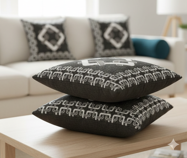 Comfort Shoppy Velvet Cushions Cover  (40 cm*40 cm, Pack of 5, Gold, Grey)