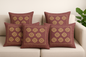 Comfort Shoppy Velvet Cushions Cover  (40 cm*40 cm, Pack of 5, Gold, Pink)