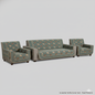 Comfort Shoppy  6 Seater Velvet Sofa Cover Set | Pista Green | Sofa Cover for 3 Seater + 2 Chair