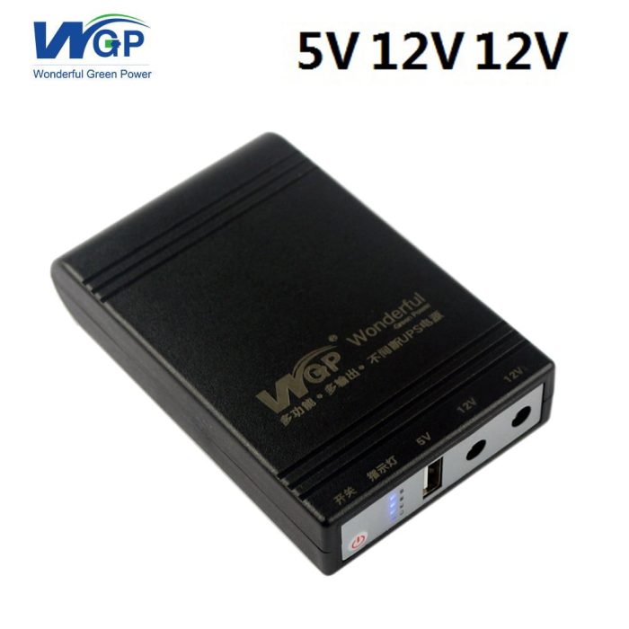 WGP Mini UPS 5/9/12V (8,800mAh)- Router & ONU Up To 8 Hours Backup